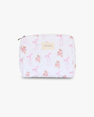 Medium Makeup Bag - Cute Teddy