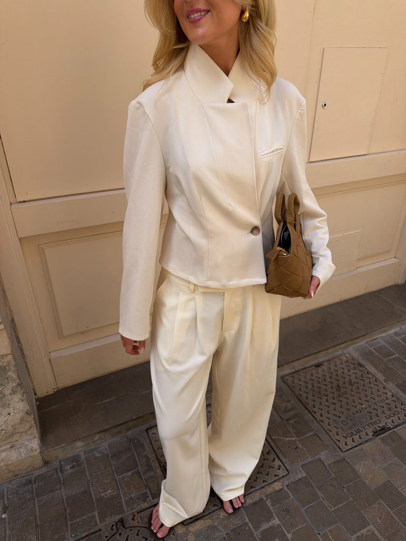 Nora Pants - Raw White