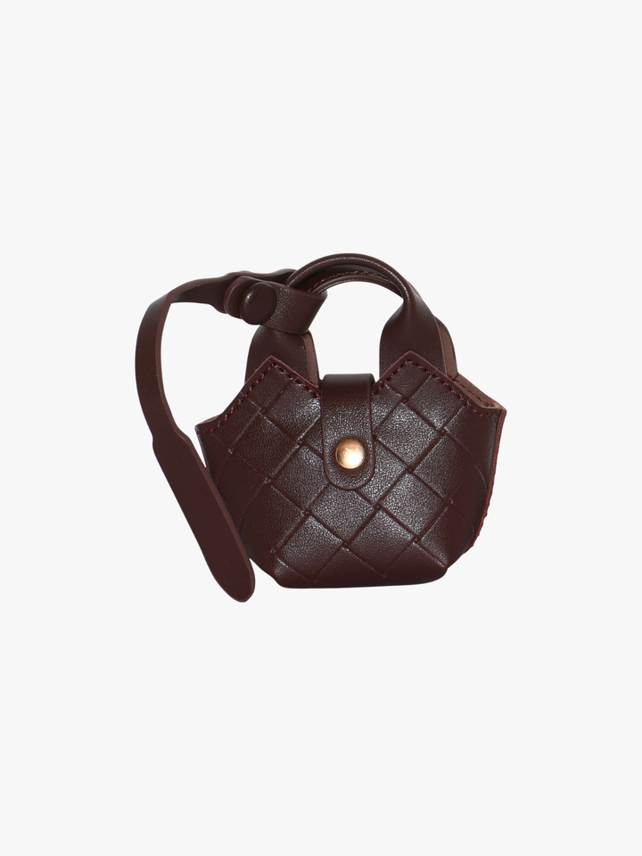 Marly Mini Bag Charm - Dark Brown