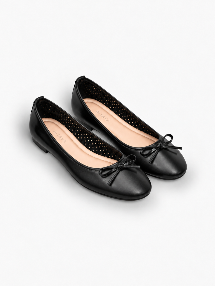 Dora Bow Ballerina - Black