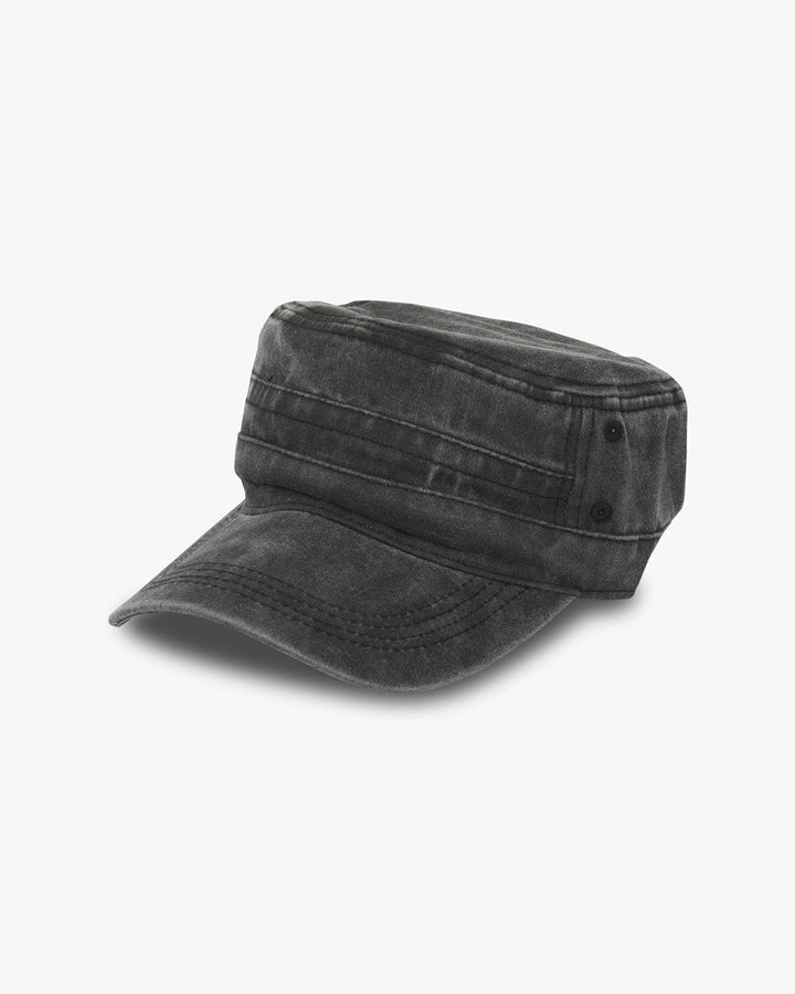 Elsa Washed Cap - Dark Grey