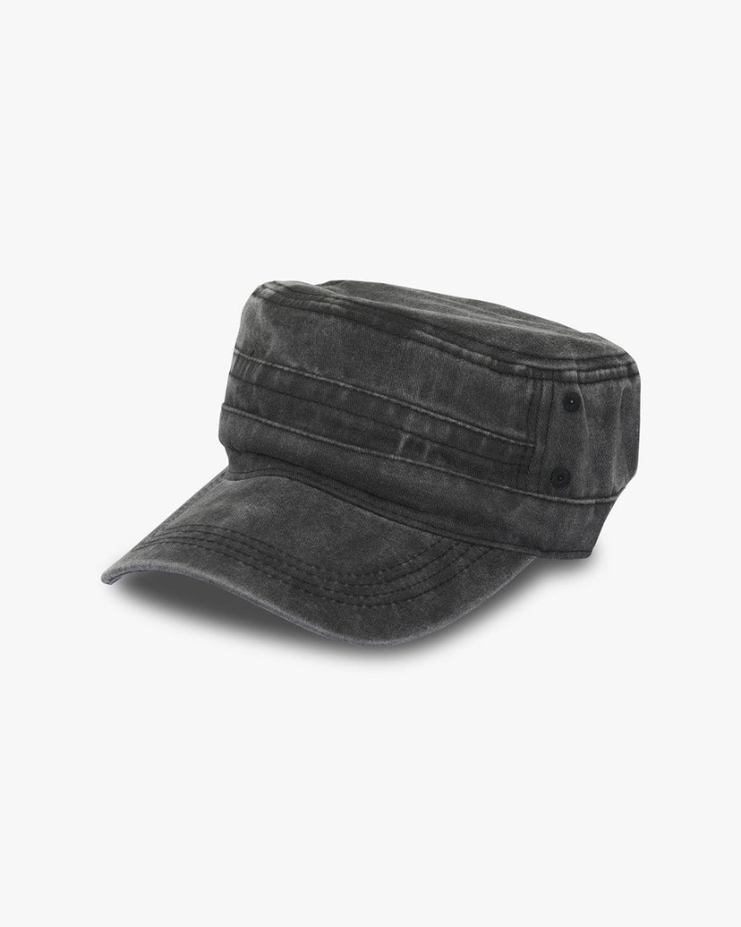 Elsa Washed Cap - Dark Grey