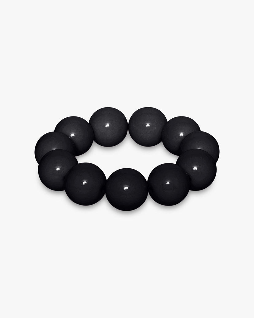 Billie Chunky Pearl Bracelet - Black