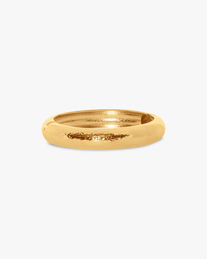 Fiona Chunky Bangle Bracelet - Gold Plated