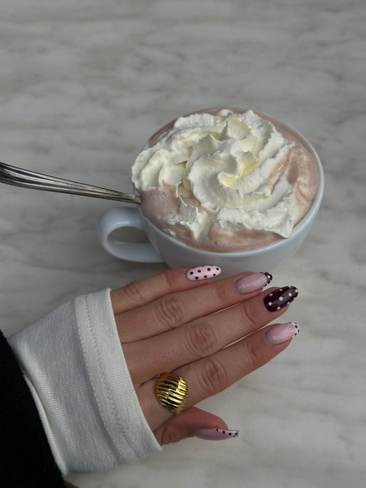 Signe Stroke Ring - Gold Plated