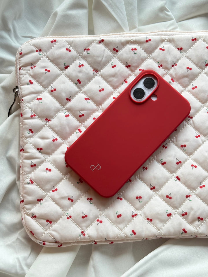 iPhone 16 Cover - Cherry Red