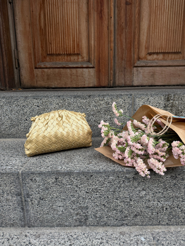 Aya Small Clutch - Gold