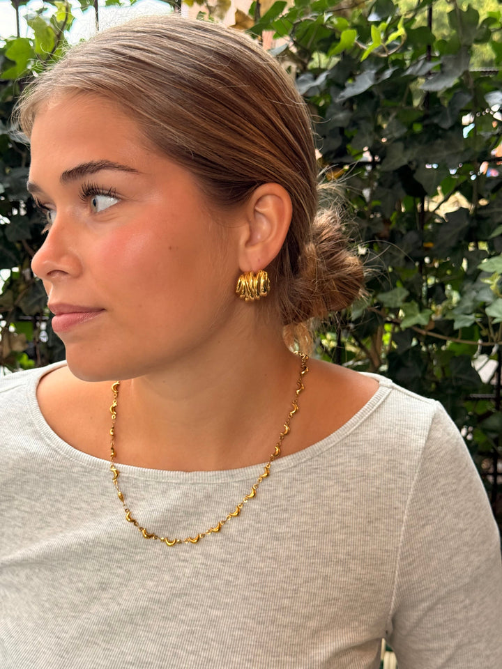 Moon Necklace - Gold Plated