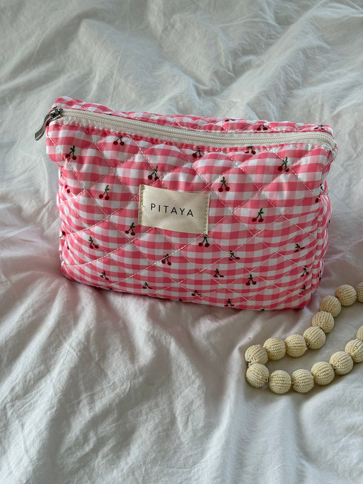 Medium Makeup Bag - Red Cherry