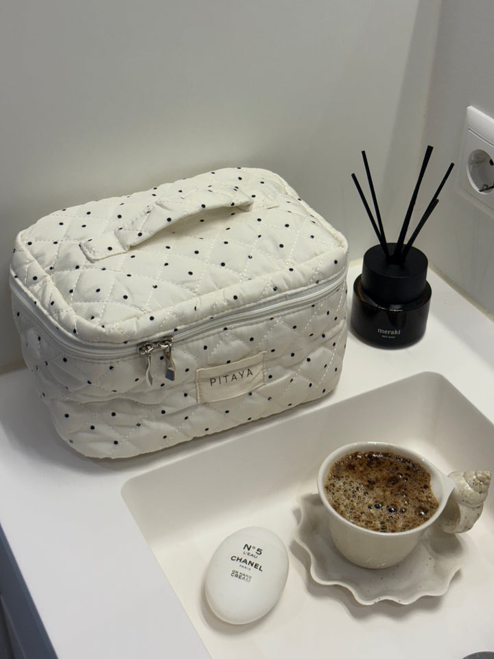 Large Makeup Bag - Dots