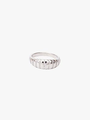 Lara Ruffle Ring - Stainless Steel