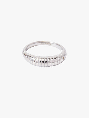 Nadia Ruffle Ring - Stainless Steel