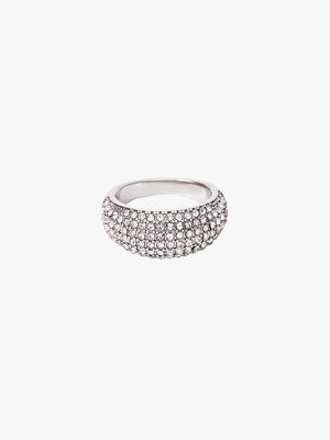 Nola Chunky Stone Ring - Stainless Steel