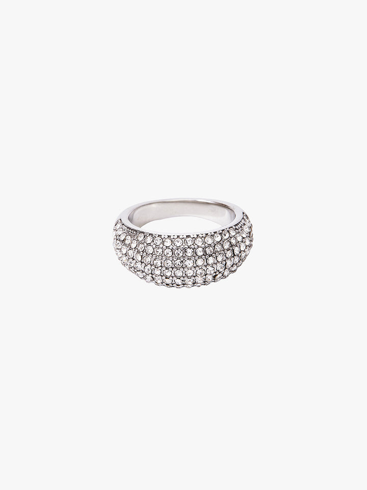 Nola Chunky Stone Ring - Stainless Steel