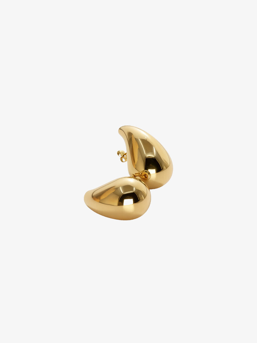 Sascha Small Drop Earrings - Gold Plated