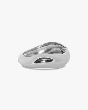 Lima Asymmetric Bangle Bracelet - Stainless Steel