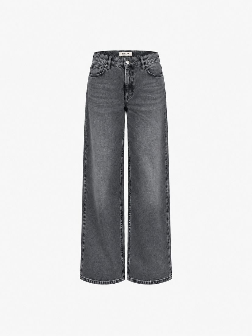 Luna Denim Jeans - Washed Black