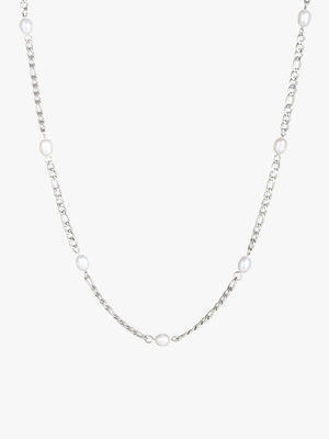 Pernille Pearl Necklace - Stainless Steel