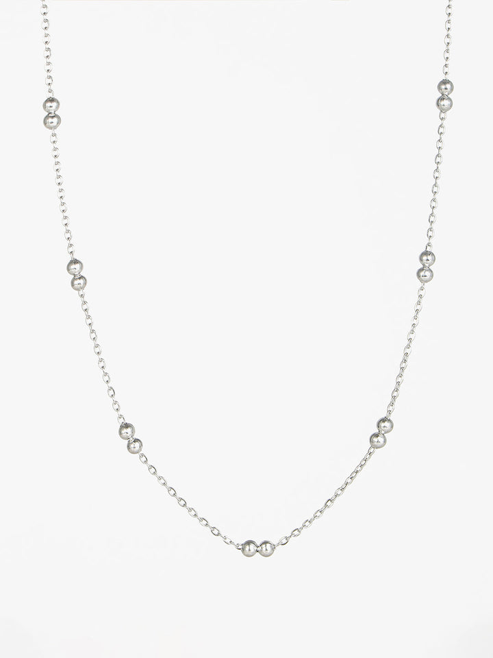 Filine Ball Necklace - Stainless Steel