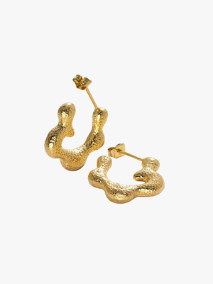 Mabel Liquid Earrings - Gold Plated