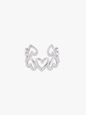 Helle Heart Ring - Stainless Steel