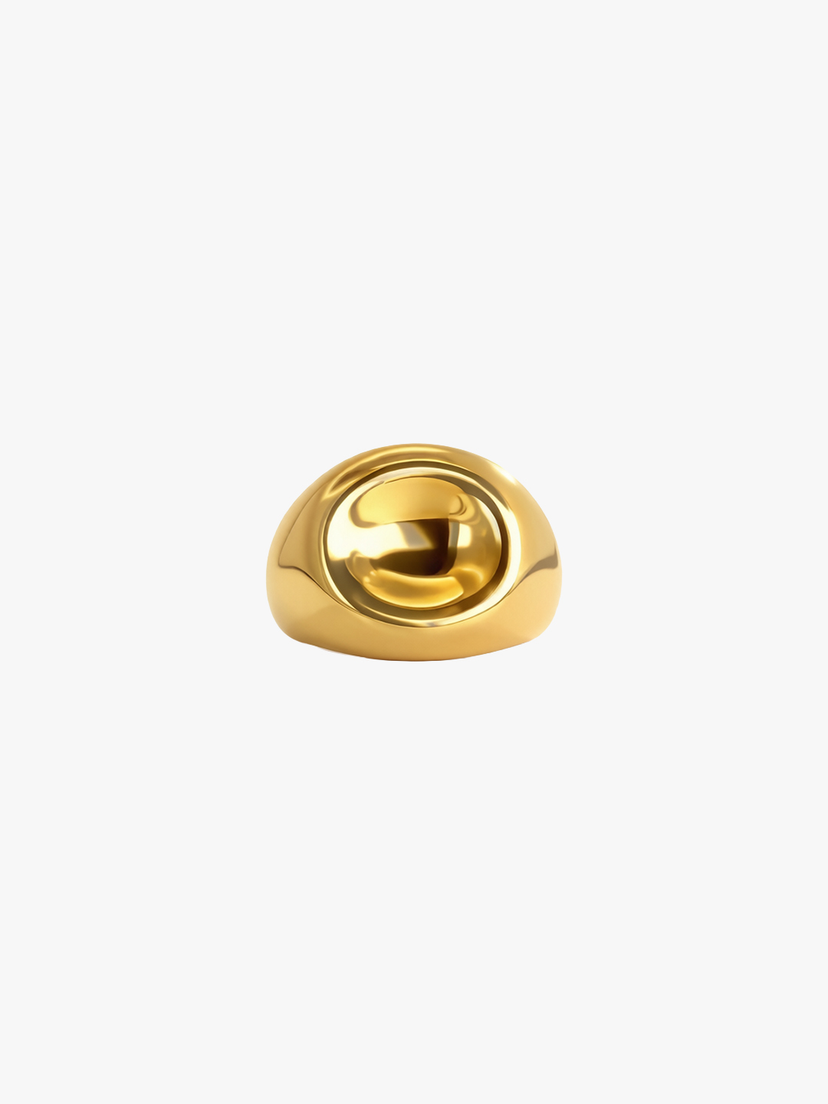 Hazel Chunky Ring - Gold Plated