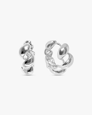 Agnete Earrings - Silver Plated