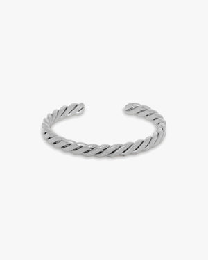 Emma Twisted Bracelet - Silver Plated