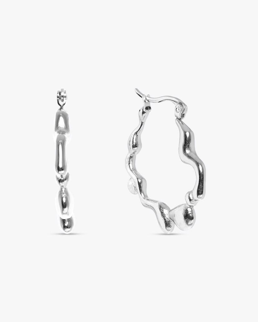 Eva Earrings - Silver Plated