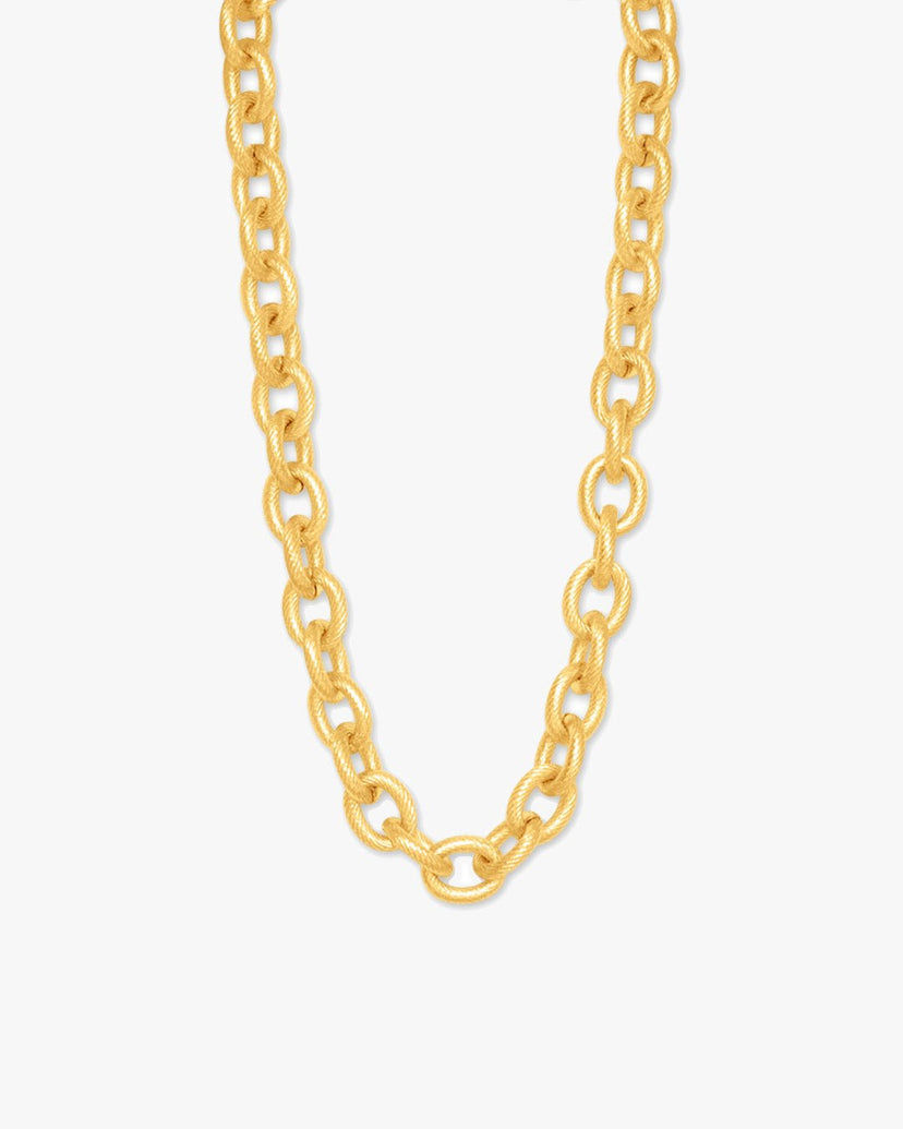Julie Chunky Chain Necklace - Gold Plated