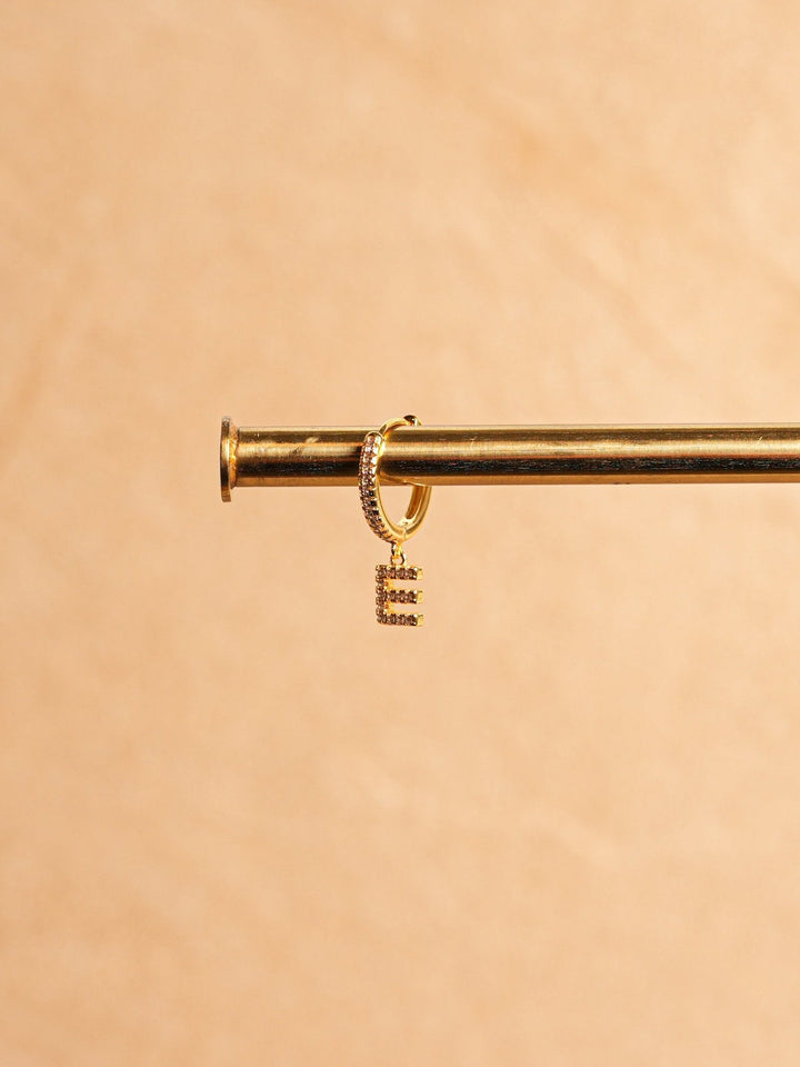 Letter Earrings - Gold Plated
