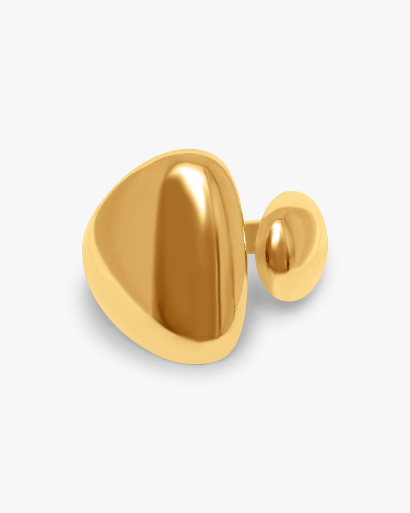Marie Chunky Adjustable Ring - Gold Plated
