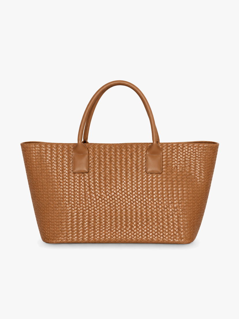 Noa Braided Bag - Caramel Brown