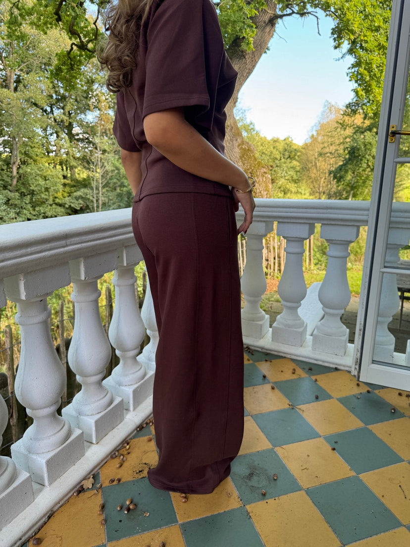 Barrel Riley's Riley Barrel Leg Sweatpants - Dark Brown