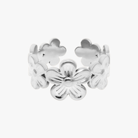 Rosie Ring - Silver Plated